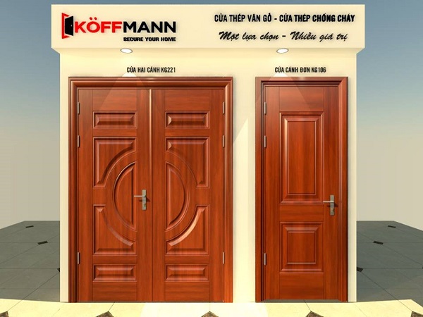 Cách đọc mã sản phẩm cửa thép vân gỗ Koffmann đúng, chuẩn nhất