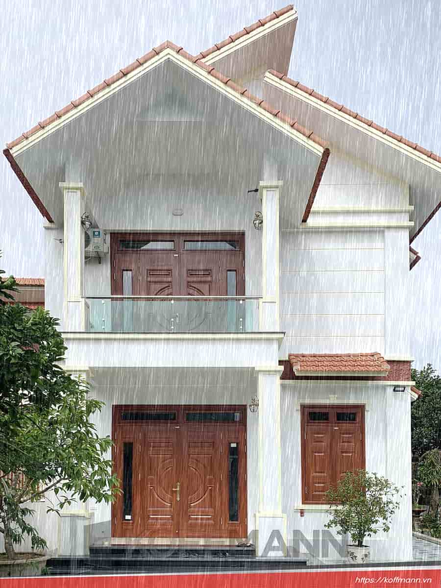 Cửa thép vân gỗ Thanh Hà chịu được thời tiết khắc nghiệt